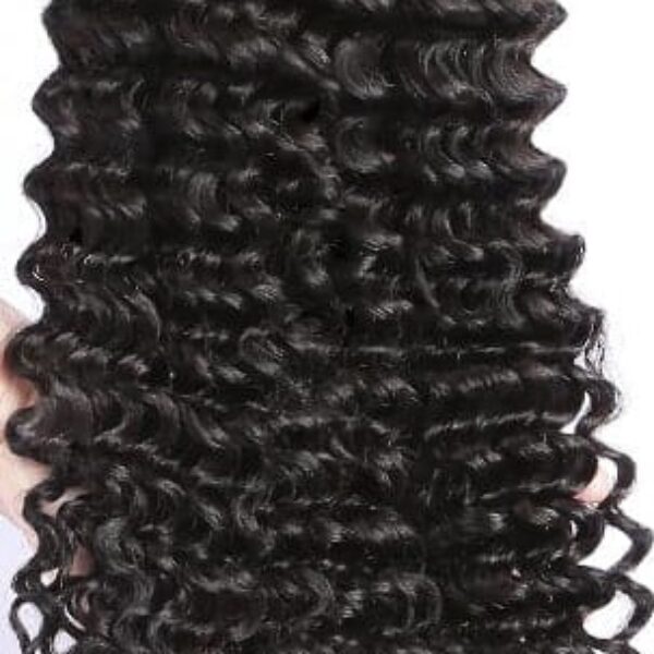 Picture of Indian Deep Wave Hair Bundle in Color 1b
