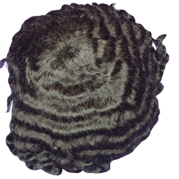 Afro-Wave Hair Unit in Black Color